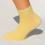 Sneaker-Socken gelb Größe 23, 24, 25, 26